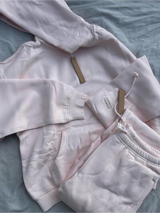 SKIMS Tops - Light skims Pink Cozy Hoodie & Sweatpants Set